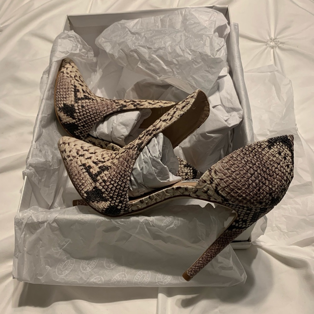 Steve Madden Dolly Snakeskin booties